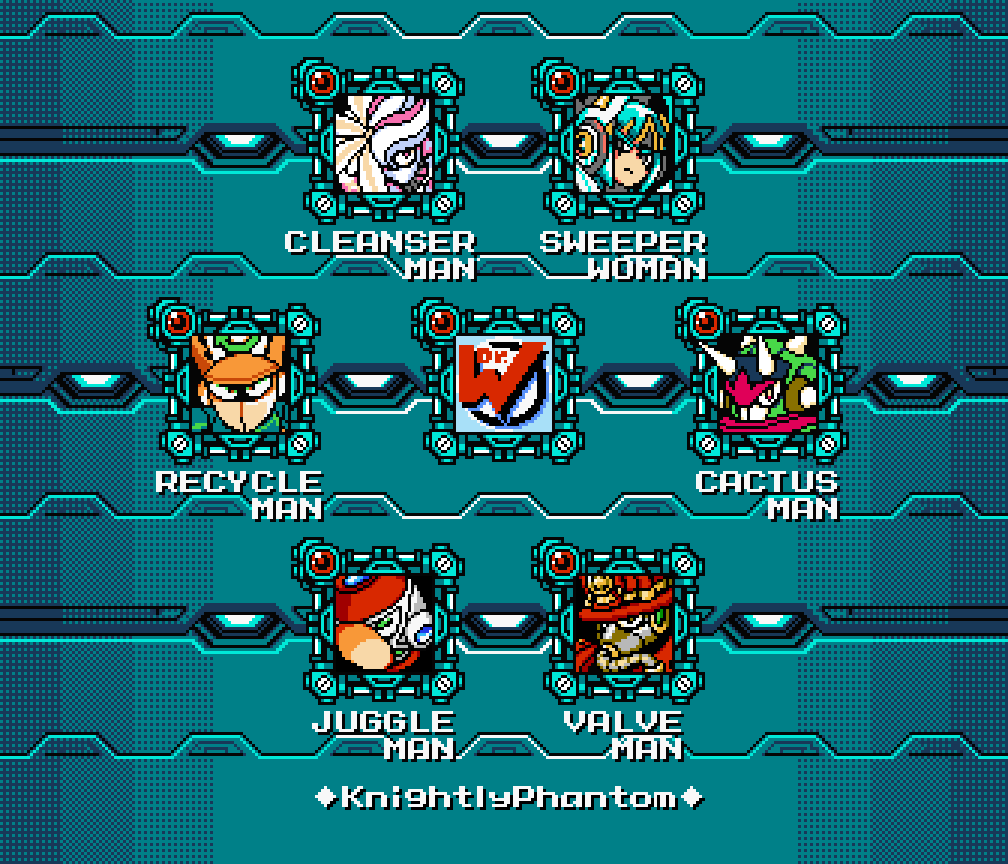 What if the Mega Man Dual Override RM contest finalists were a part of their own game...? I decided to answer that question!

MASSIVE props to the creators that got their robot masters chosen! #MegaManDO #DesignARobotMaster