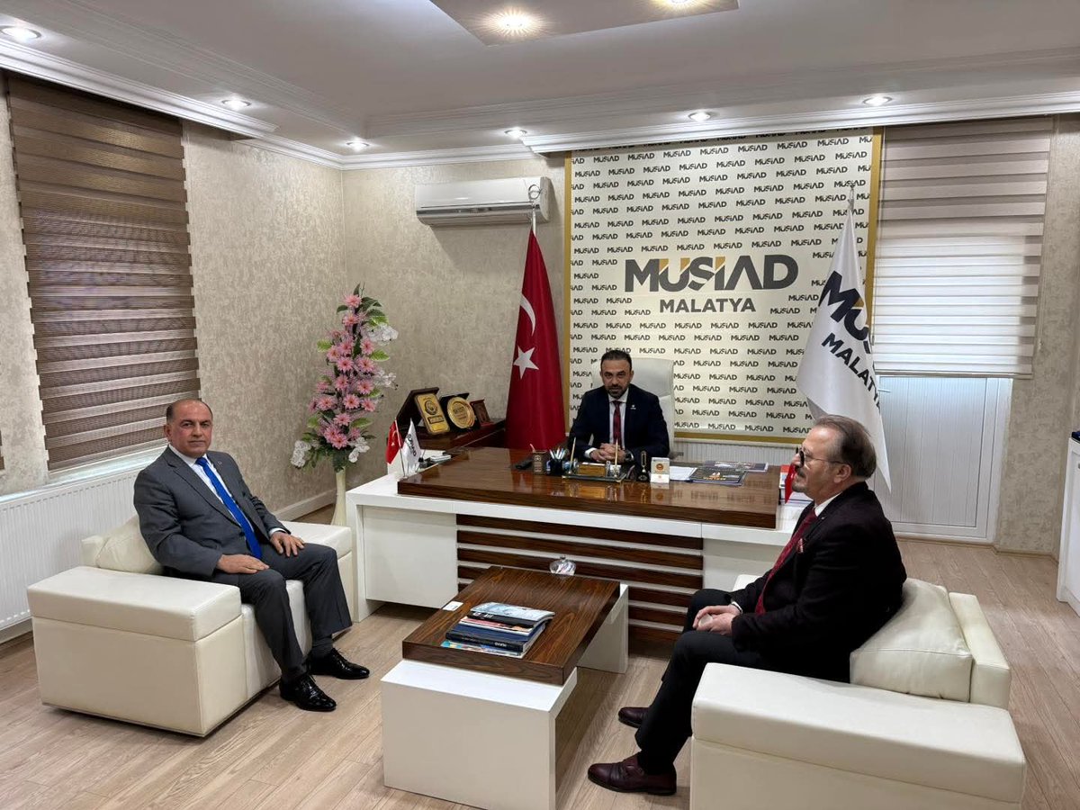nevafkilic's tweet photo. USİAD Heyeti olarak ,Miad Malatya şübe Başkanı Sn Mevlüt ALÇIK  ile beraber Müsiad Malatya Başkanı Sn.Yunus AKÇİN Ziyaret edildi. USİAD,MİAD ve Müsiad MALATYA arasında yapılacak işbirlikleri görüşüldü.27.02.2026,Malatya #usiad #nevafkılıç @MUSIADMalatya @usiadmalatya @yunusakcin https://t.co/r1E537RfcB