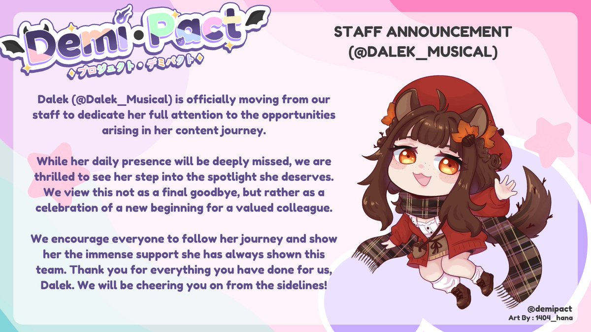 DEMI•PACT【 VTuber Agency 】 tweet media