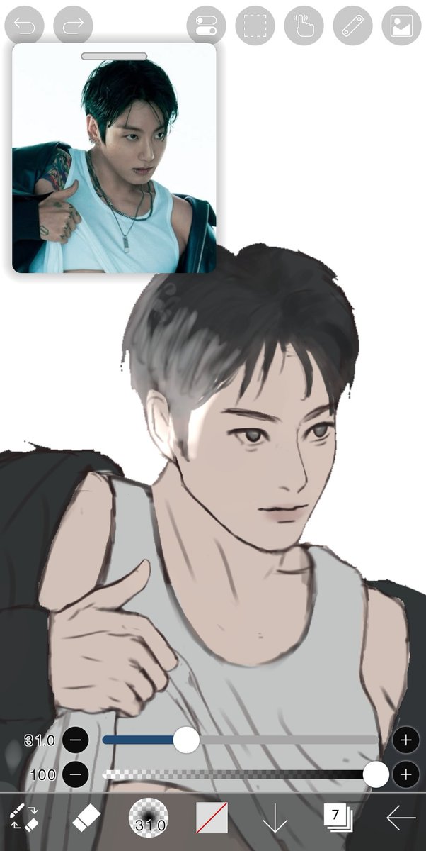 bunnyskv's tweet photo. drawing on the phone is so hard 😭😭😭😭 https://t.co/wk2MdooIvO