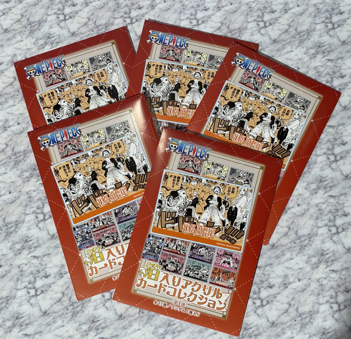 新商品】原画商品 箔入りアクリルカードコレクション第1弾(全11種) 1