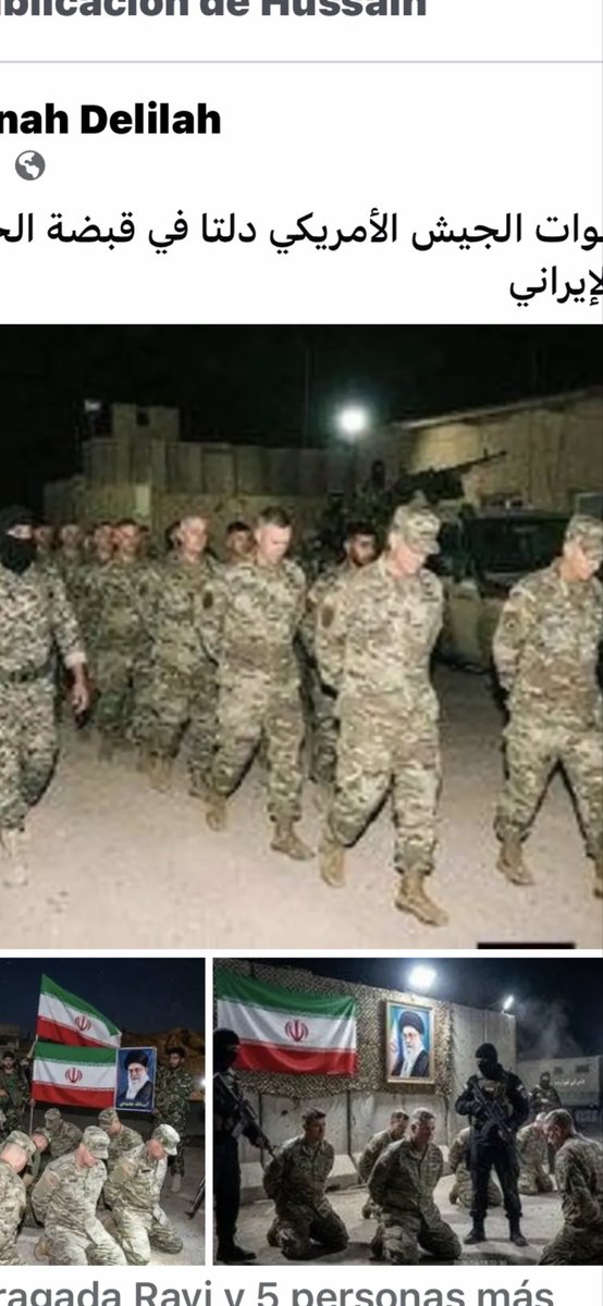 elrejoneador's tweet photo. @La_SemiYA_dl_VD @ReJoe4F Jajaja como quedo la delta force en Iran el dia de hoy, algunos capturados otros asesinados! https://t.co/zqZJ2KmKmw