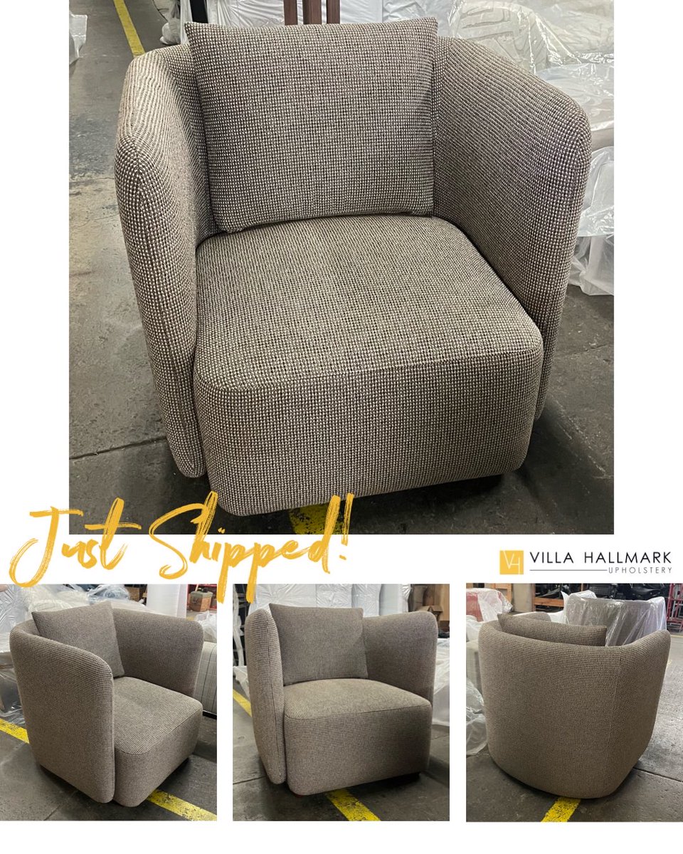VillaHallmark's tweet photo. We love custom furniture! 

Our client originally wanted a curved chair they found in a magazine. But they wanted it in their own fabric along with a recessed arm. 

Our CAD team made a couple of drawings until we found the right balance &amp; the customer was happy!

#welovecustom https://t.co/yseUnLnKq0