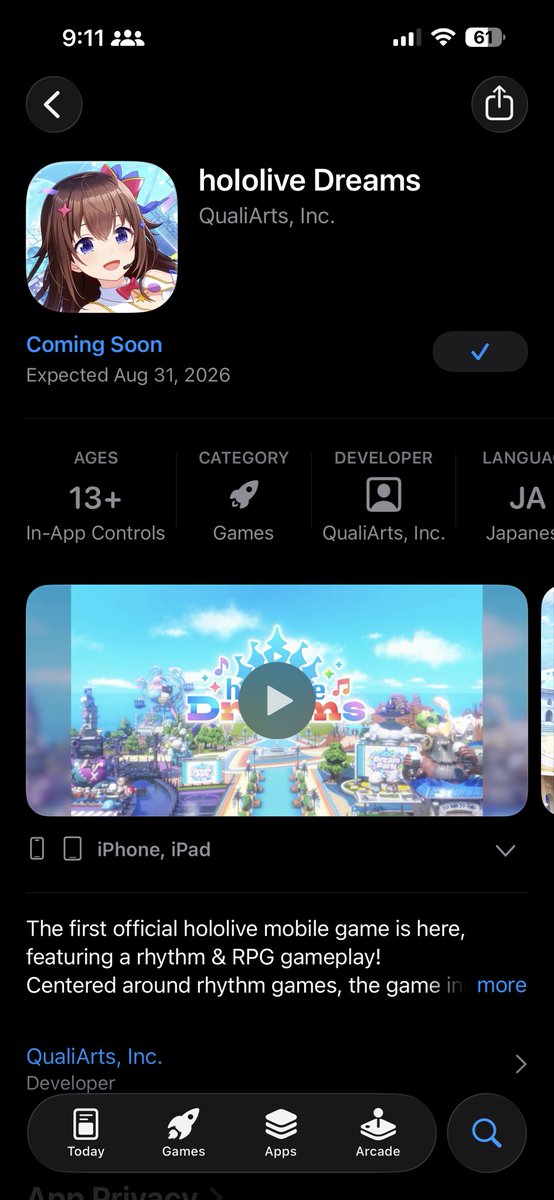 OaZnNeRdO's tweet photo. @holo_dreams_en I can’t wait for release! #holodori_prereg https://t.co/A3qXxHa81g