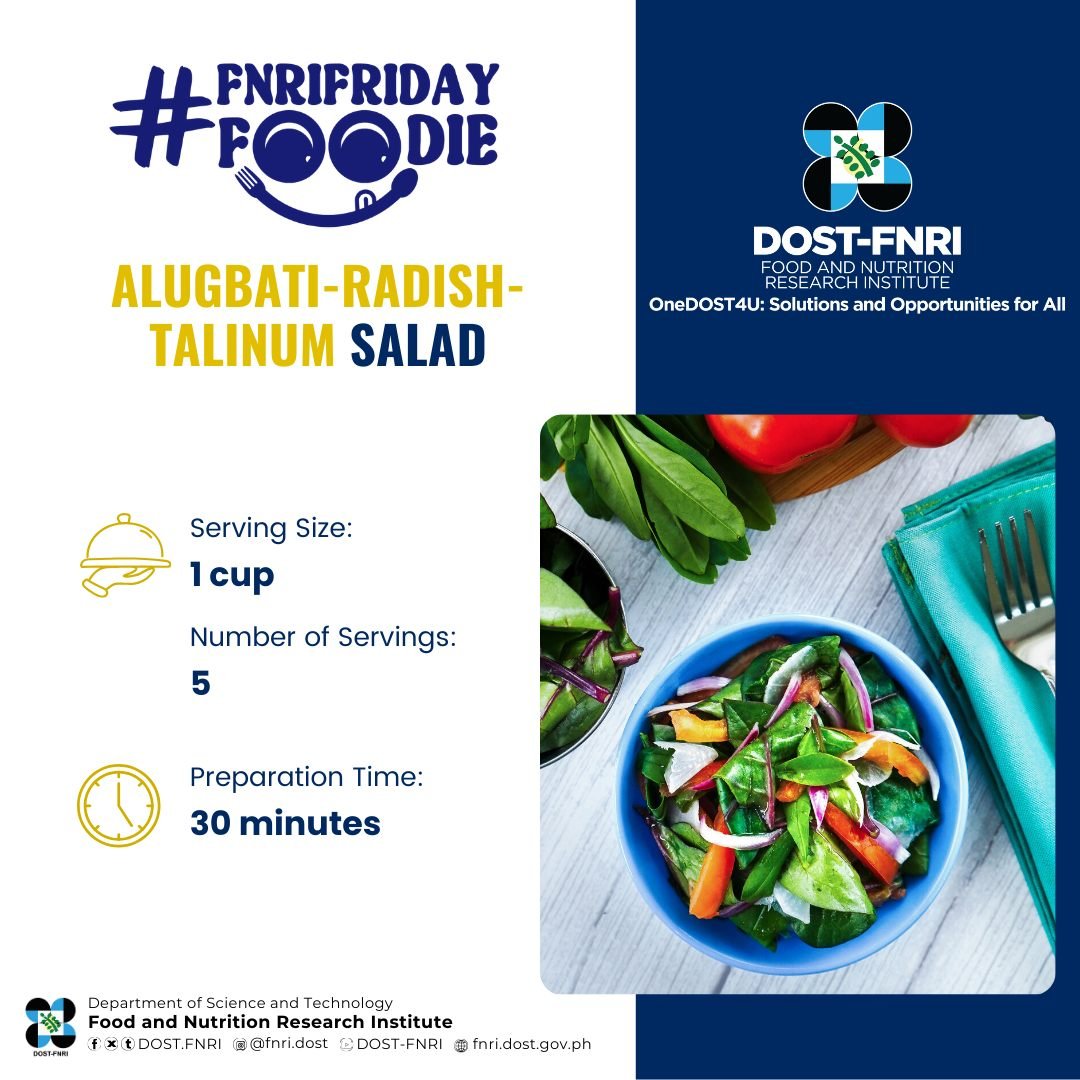 DOST-Food and Nutrition Research Institute tweet media