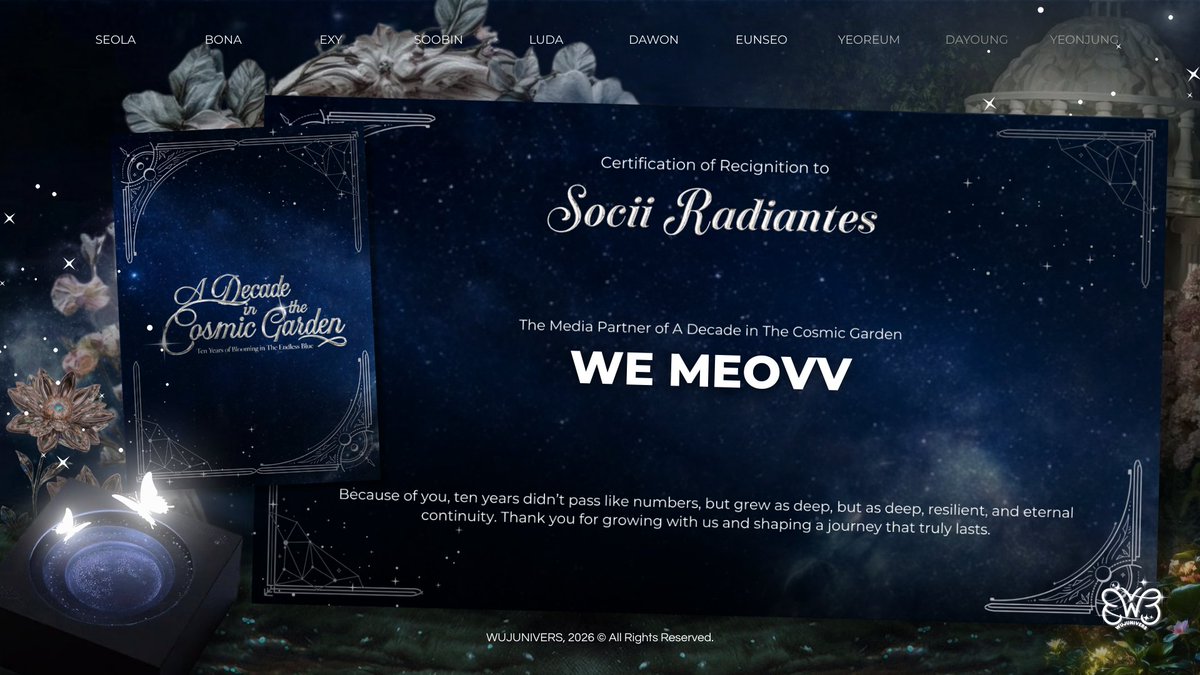 Hey <a href="/wujunivers/">우주에서 온 꽃들, 𝒘𝒖𝒋𝒖𝒏𝒊𝒗𝒆𝒓𝒔🌺</a>, thank you so much for the appreciation certificate! Congratulations on the successful project! Looking forward to the next one, see you then!