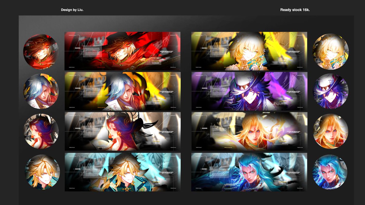salno's tweet photo. HELP REPOST. 

Layout ready stock RS 2D chibi anime, MLBB, Genshin, HSR etc, payment QRIS harga tertera ya. Yuk jajan sekarang, bisa DM/tele atau WA. 

#zonauang https://t.co/AvYCwjlmy9