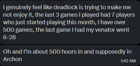 Deadlock Anonymous tweet media