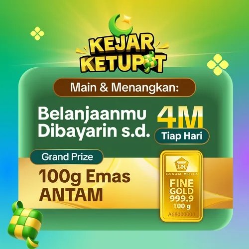 ghostyourmind's tweet photo. Hai, yuk bantu kumpulin ketupat!

Main Kejar Ketupat di Tokopedia, dapetin voucher belanjaan dibayarin (hingga 4M/hari) &amp; kesempatan menang grand prize.

Klik link ini, siapa tahu dapet voucher 30rb! 👉  https://t.co/jmAGzjCyGF https://t.co/caJm7ZA5Jn