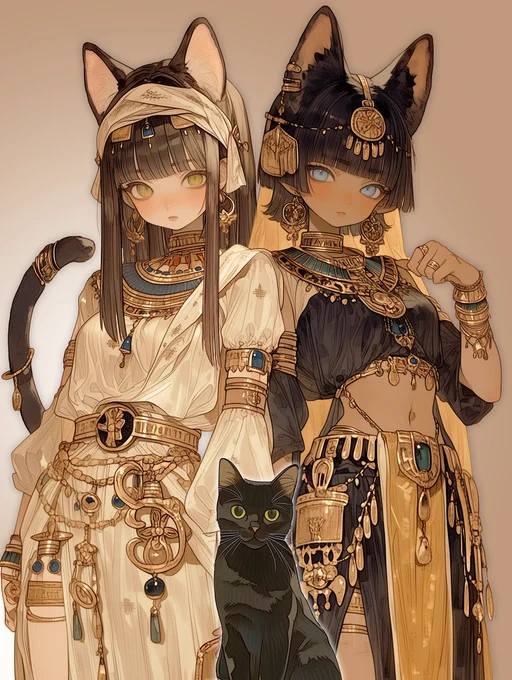 #ばすてとさま と あぬびすちゃん
