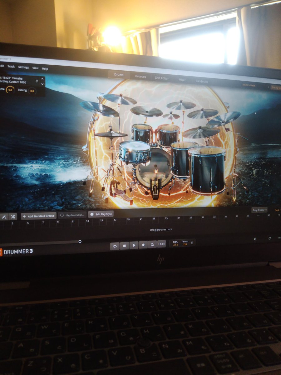 BDD_Maya's tweet photo. 駆け込みセールでEZDRUMMER3の拡張音源Modern Metalをゲット
ジャングルの方はDeath Metalだけど、Death Metalは今までの音源でだいぶ使い倒せたと思ってるんで、次の曲に合いそうなModern Metalを足した
マイペースだけどよかったら生温く見てて下さい