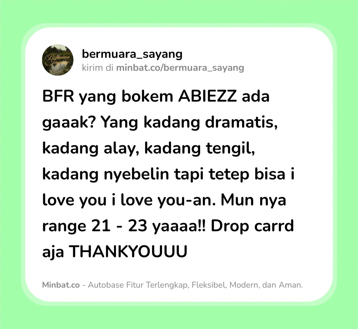 BERMUARA. tweet media