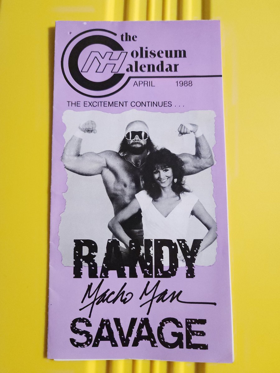 RandyMassey's tweet photo. Oh Yeah!!! #MachoMan #Elizabeth #NewHavenColiseum #RandySavage #WWF #WWE #WCW #NWO #SlimJim #SnapIntoIt #OhYeah #DigIt #Bonesaw #BeAMan #AlgorithmTest https://t.co/uQv5xGrzkb