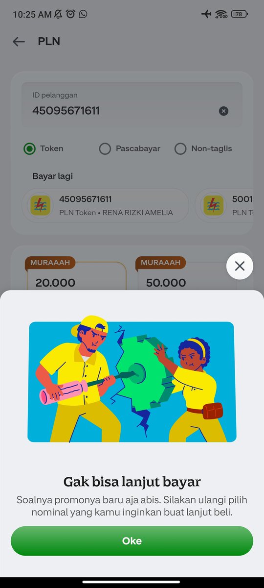 yehanfariz's tweet photo. P maksut? @gopayindonesia https://t.co/gksxsxHDVm