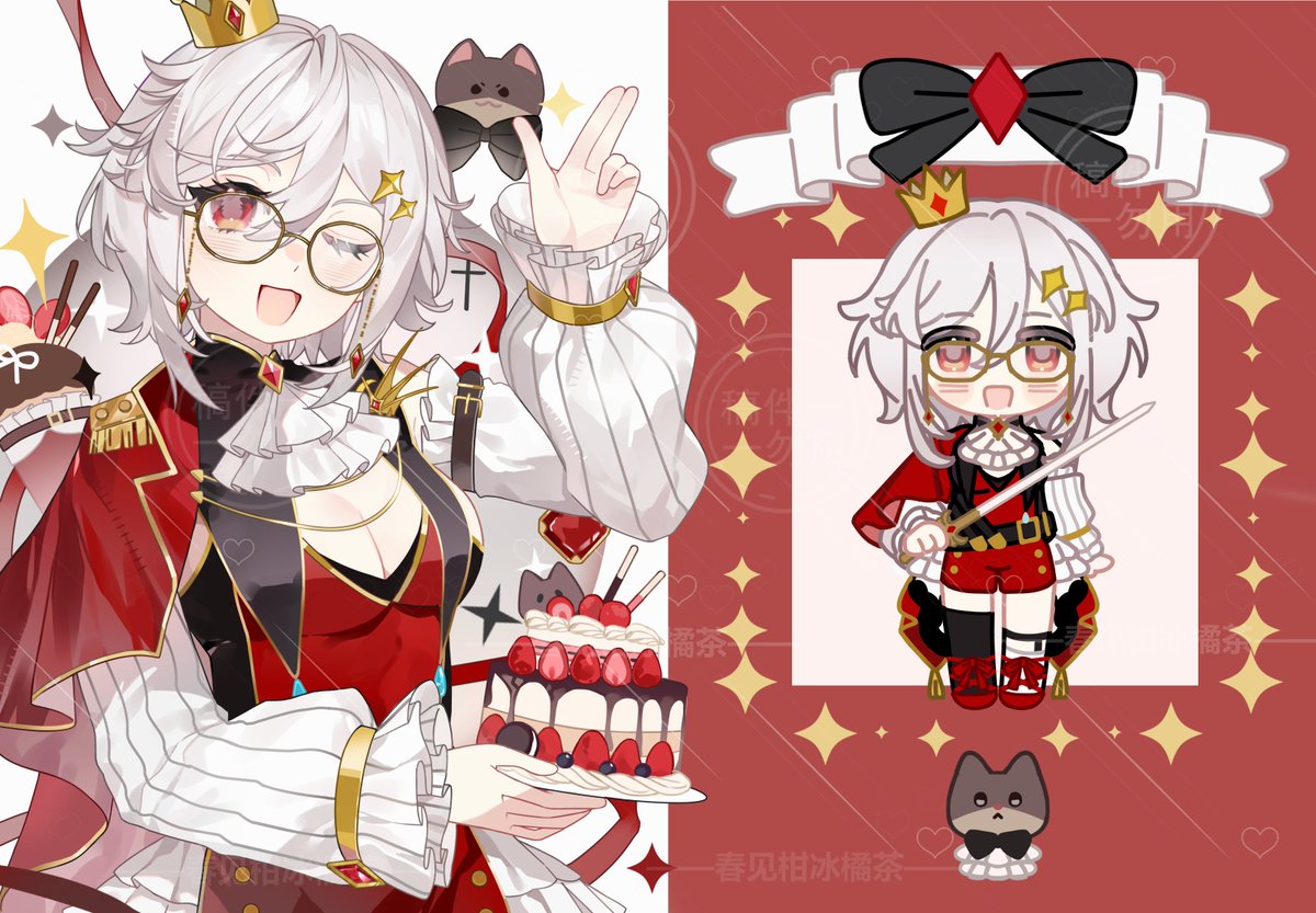 JuJuCong233's tweet photo. Thanks for the commission 🥰 #VGenComms #commissionsopen #chibi #ocart #vgen https://t.co/W8rTkGVniP