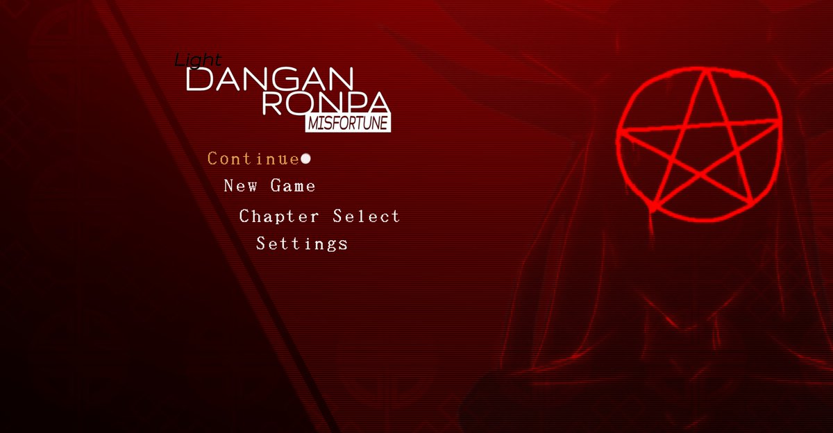 Light Danganronpa Misfortune tweet media