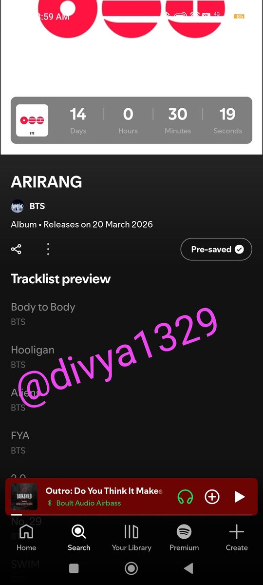 divya1329's tweet photo. @woni_rini Thankyou 💜 
#BTSLive    #BTS #ARIRANG https://t.co/oPe4HVlwPr