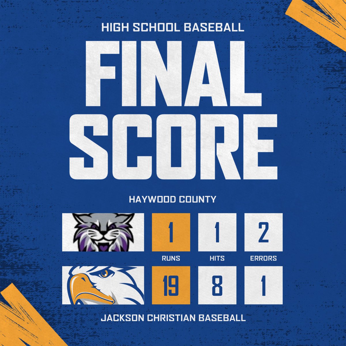 Jackson Christian Baseball tweet media