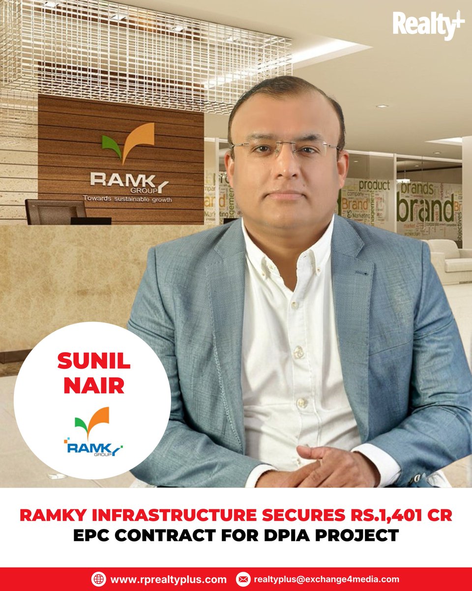 RPRealtyPlus's tweet image. Ramky Infrastructure has secured a ₹1,401 crore EPC contract for the DPIA project, marking a significant addition to its infrastructure development portfolio and reinforcing its capabilities.

Read more: rprealtyplus.com/article/ramky-… 

#RamkyInfrastructure #InfrastructureDevelopment