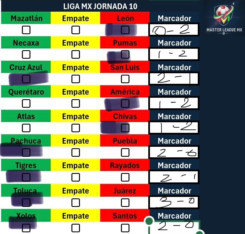 Master League MX tweet media