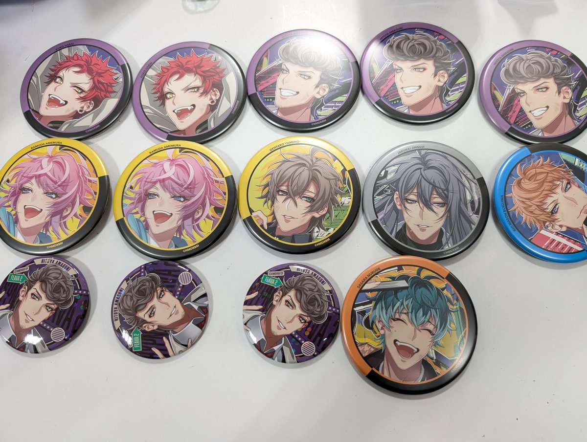 ヒプノシスマイク 缶バッジ各種買い取らせて頂きました🎤✨