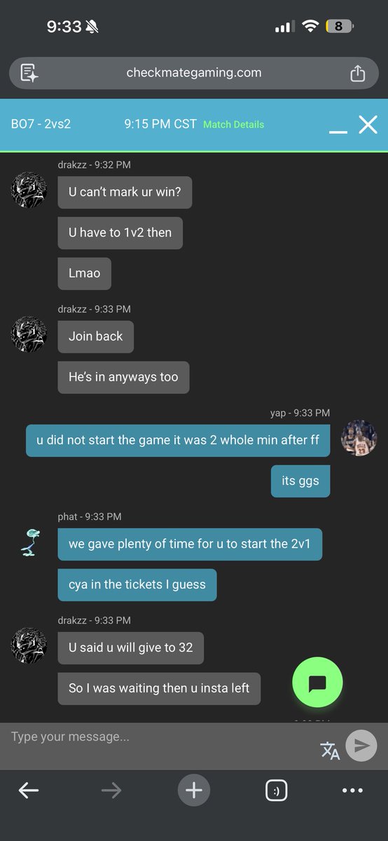 Platoids's tweet photo. 15 min past and no start and only 1 in lobby.. proceeded to give an additional 2 minutes and got no responses in gc or chat https://t.co/4QRpvPhTZz