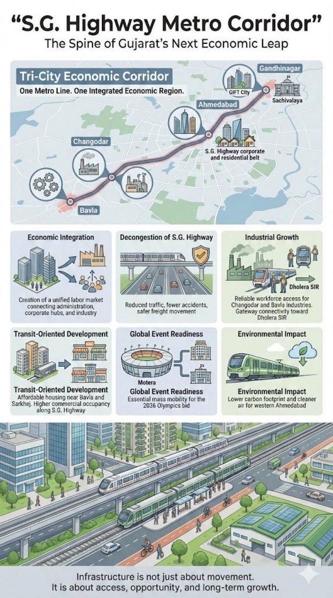 Day 65: #SGHighwayNeedsMetro
#Metro4SGHighway

<a href="/sanghaviharsh/">Harsh Sanghavi</a>
<a href="/CMOGuj/">CMO Gujarat</a>
<a href="/MetroGMRC/">Gujarat Metro Rail Corporation (GMRC) Limited</a>
<a href="/Bhupendrapbjp/">Bhupendra Patel</a>
<a href="/AmitShah/">Amit Shah</a>
<a href="/iJagdishBJP/">Jagdish Vishwakarma</a> 
<a href="/narendramodi/">Narendra Modi</a>
<a href="/PMOIndia/">PMO India</a>
<a href="/MoHUA_India/">Ministry of Housing and Urban Affairs</a>
<a href="/BJP4Karnavati/">BJP Karnavati Mahanagar</a>