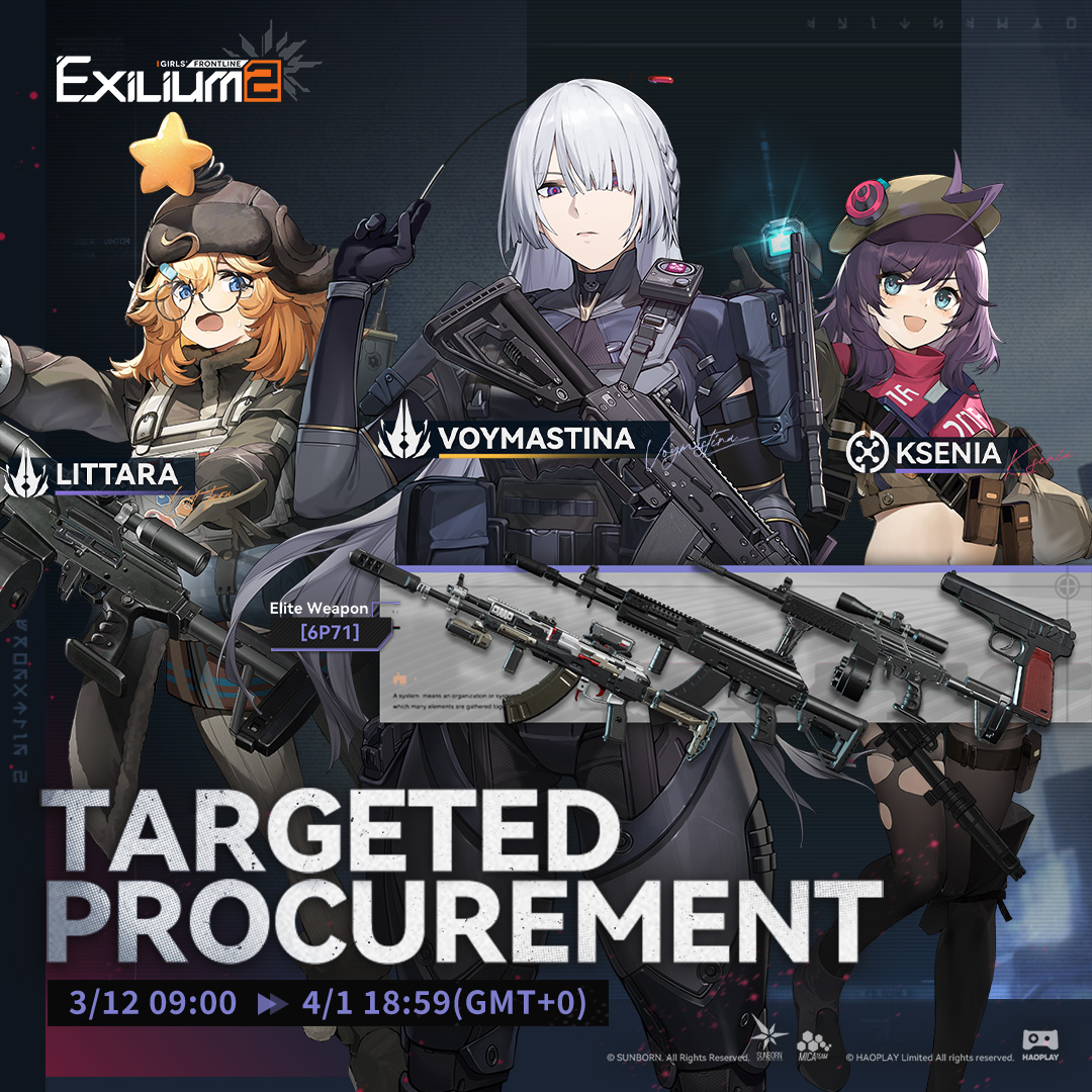 GIRLS' FRONTLINE 2: EXILIUM GLOBAL tweet media