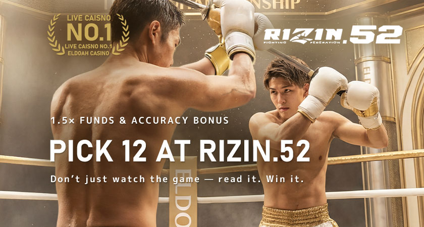 eldoahpartner's tweet photo. March 7 – RIZIN.52 is coming.

To celebrate the event, we are offering a 48-hour limited Sports Betting 50% Deposit Bonus.
Boost your bankroll before the fights and make the viewing experience even more exciting.
Place your bets on #RIZIN52 and enjoy the action with extra funds. https://t.co/2vZ351Rxas