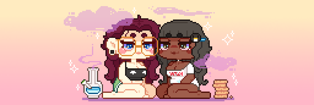 tootsquatch's tweet photo. coming back from the dead to post obligatory art of me and my bestie @delsnora 💙😗 https://t.co/jhdiV3tOJ6