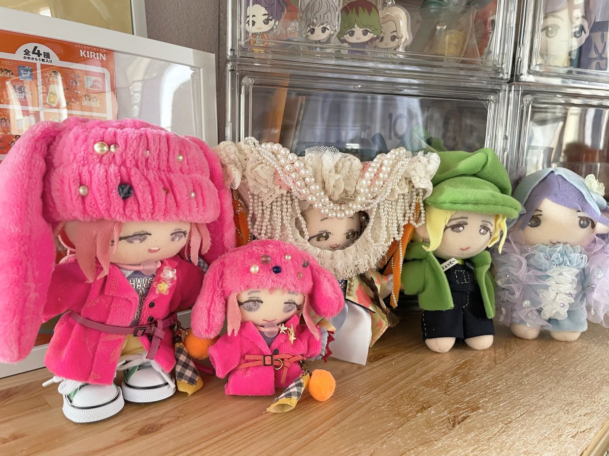 今まで作ったぬい達☝️ #ミセスグリーンアップル#藤澤涼架#推しぬい