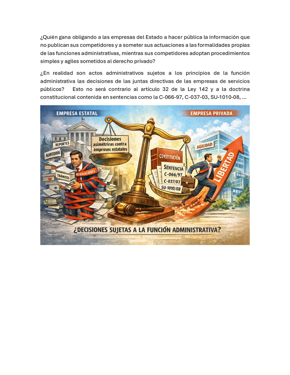 ¿Competencia en condiciones de igualdad?