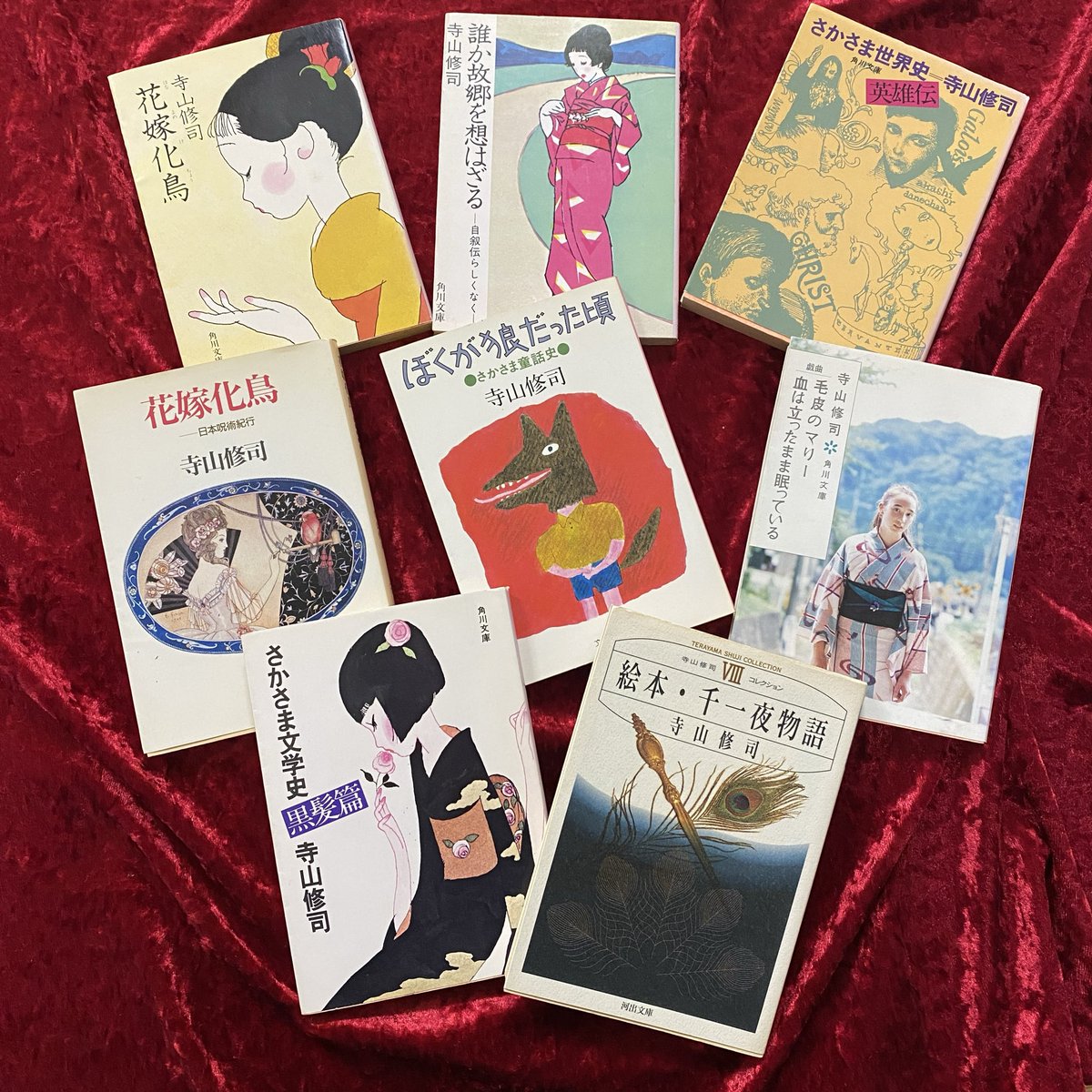 寺山修司の文庫本。小説、エッセイ、詩集、評論など販売中。