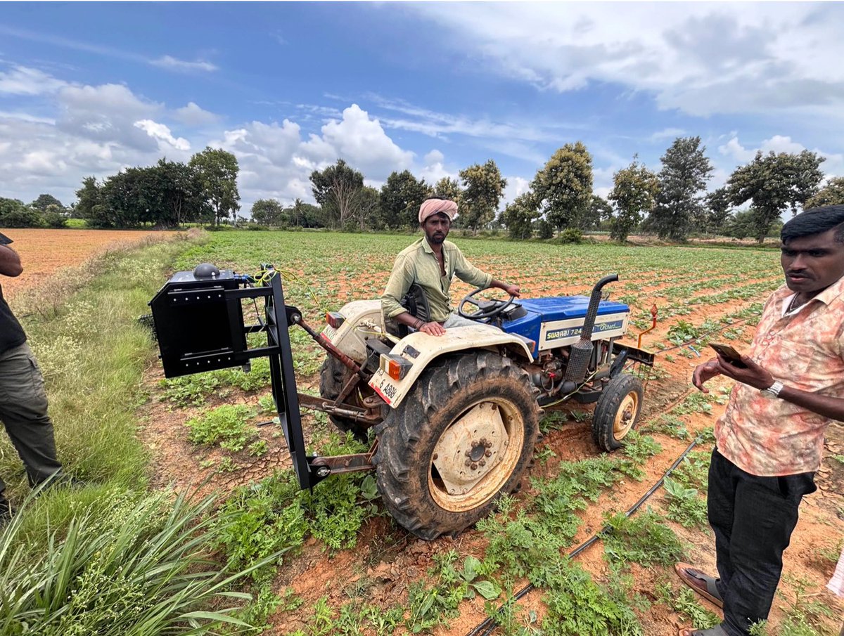 anandmahindra's tweet image. News about Carbon Robotics’ LaserWeeder, an AI-powered, tractor-pulled agricultural tool that uses AI &amp;amp; high-powered lasers to destroy weeds has been going viral the last couple of days.

So let me share news about Harvested Robotics, founded in 2023 by Rahul Arepaka and George