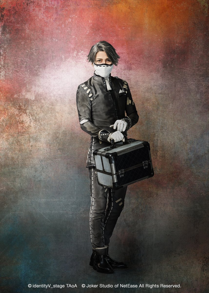 identityV_stage's tweet photo. ＜#第五舞台 キャラクタービジュアル解禁③＞

Identity V STAGE Ep6『The Abyss of Art』

■心眼　ヘレナ・アダムス役
#綿目霞
■占い師　イライ・クラーク役
#千葉瑞己
■納棺師　イソップ・カール役
#平井雄基
■探鉱者　ノートン・キャンベル役
#須賀京介（Am Amp）

📍https://t.co/TNj254IU5I https://t.co/yTsJKLlRcM