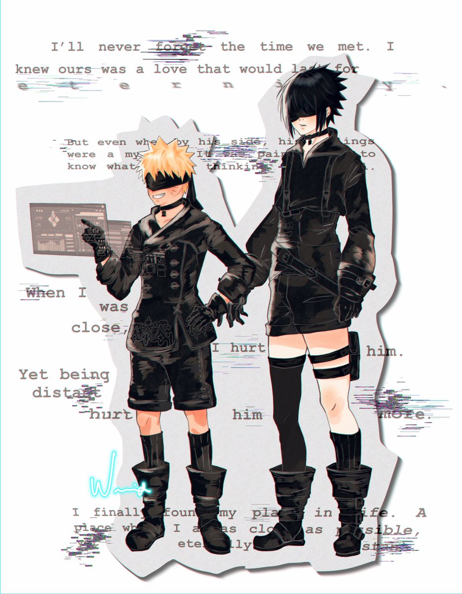 Pod 073:

   Loading data… 
        
    Error…
    Memory data damaged.

#narusasu #ナルサス #鸣佐