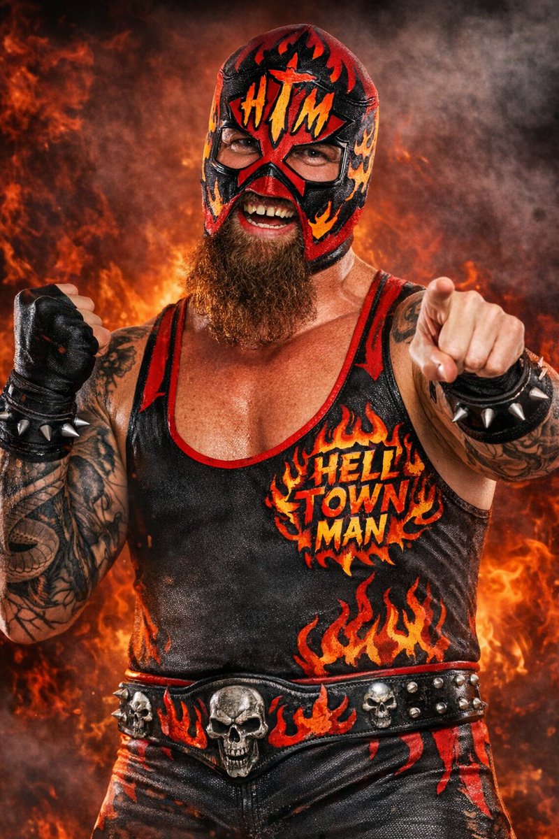 ChrisPoor615's tweet photo. Hey @TheHomeTownMan I saw a comment from tonight where someone said @AJFrancis410 sent you to Hell, So it had me thinking, Hell Town man is born 😂

#TNAIMPACT https://t.co/pRJ0ooUJuN