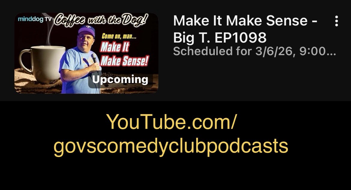 Govs Comedy Club podcasts tweet media