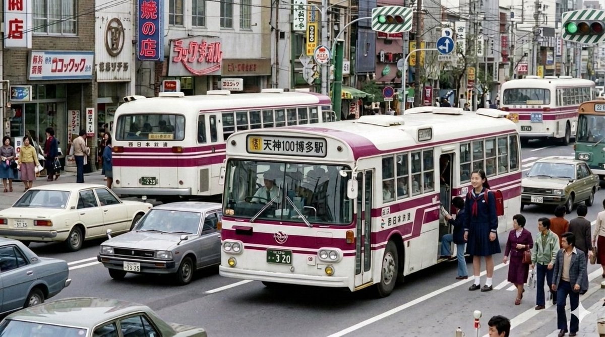 ふざけてください #架空バス 今回の架空バスは デザインが違う西鉄バス