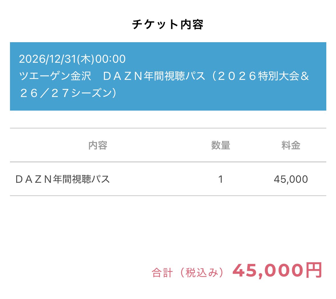 ツエーゲンに還元されるし、野球もみたいし、W杯あるしと無理矢理自分をいい聞かせました