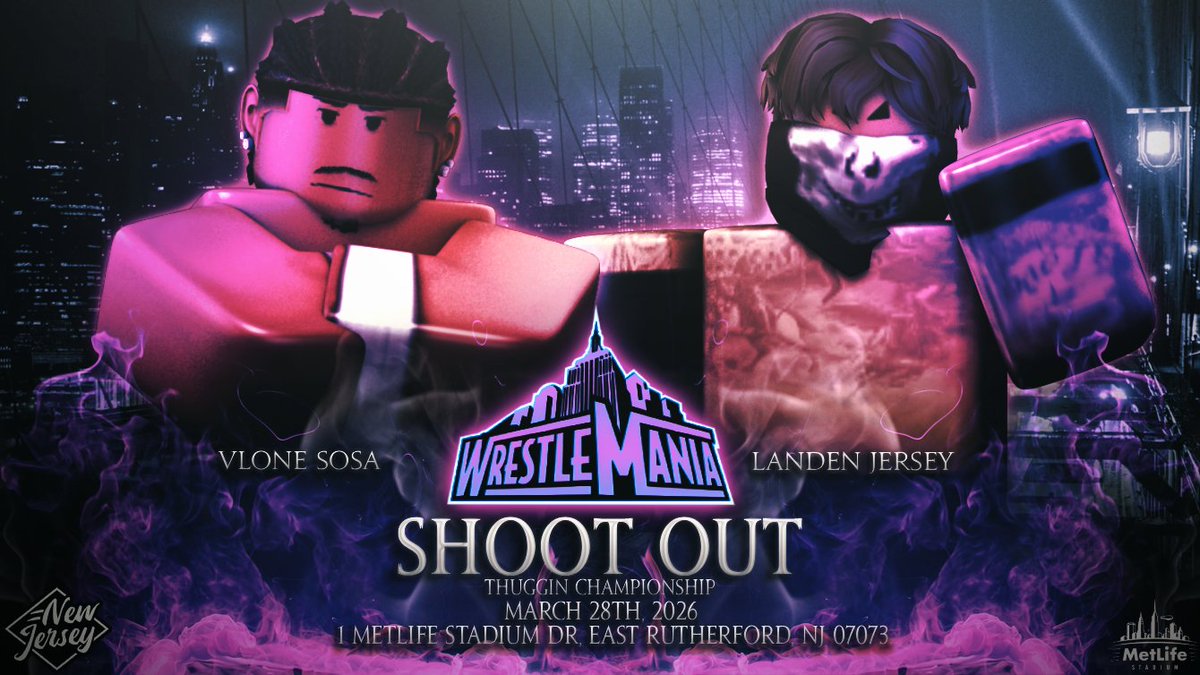 LIVE MARCH 28TH, <a href="/MetLifeStadium/">MetLife Stadium</a> #LandenBalor takes on <a href="/BLOODHOUNDVLONE/">Vlone Rush</a> in a SHOOTOUT! 💥

Who do you got living or dying..?🤔