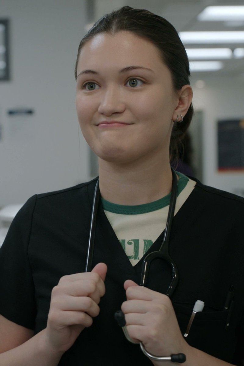 cloneposter's tweet image. Dr. Trinity Santos is going to be the Dr. Doug Ross of the PTMC. Pediatrics. Maybe Pediatrics-Trauma so she’ll remain in the ED. #ThePitt #PittSpoilers #theory imo