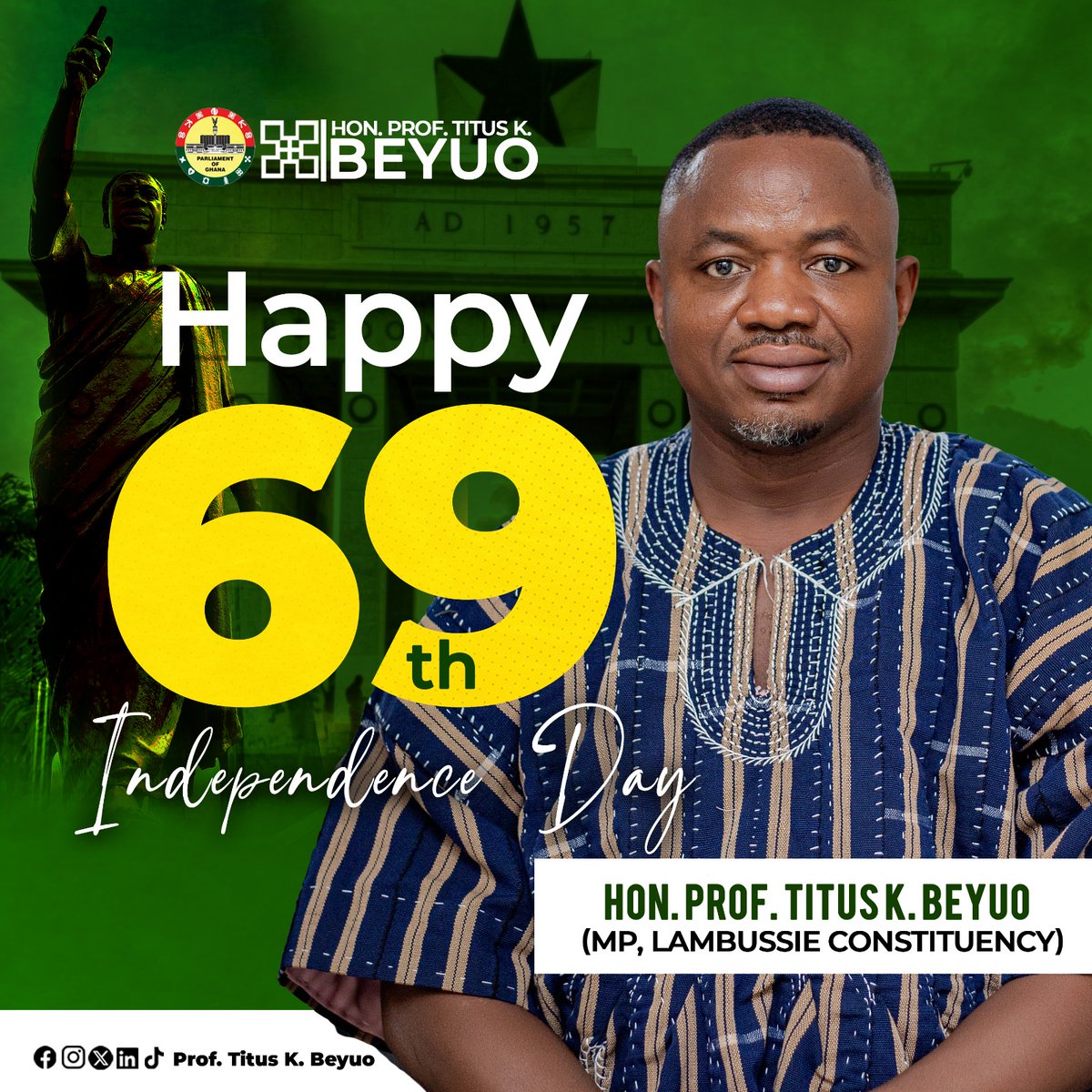 Prof. Titus K. Beyuo tweet media