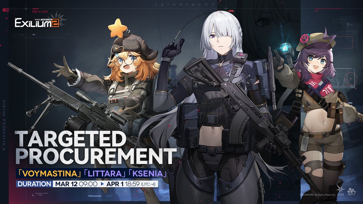 GIRLS' FRONTLINE 2: EXILIUM-EN Official tweet media