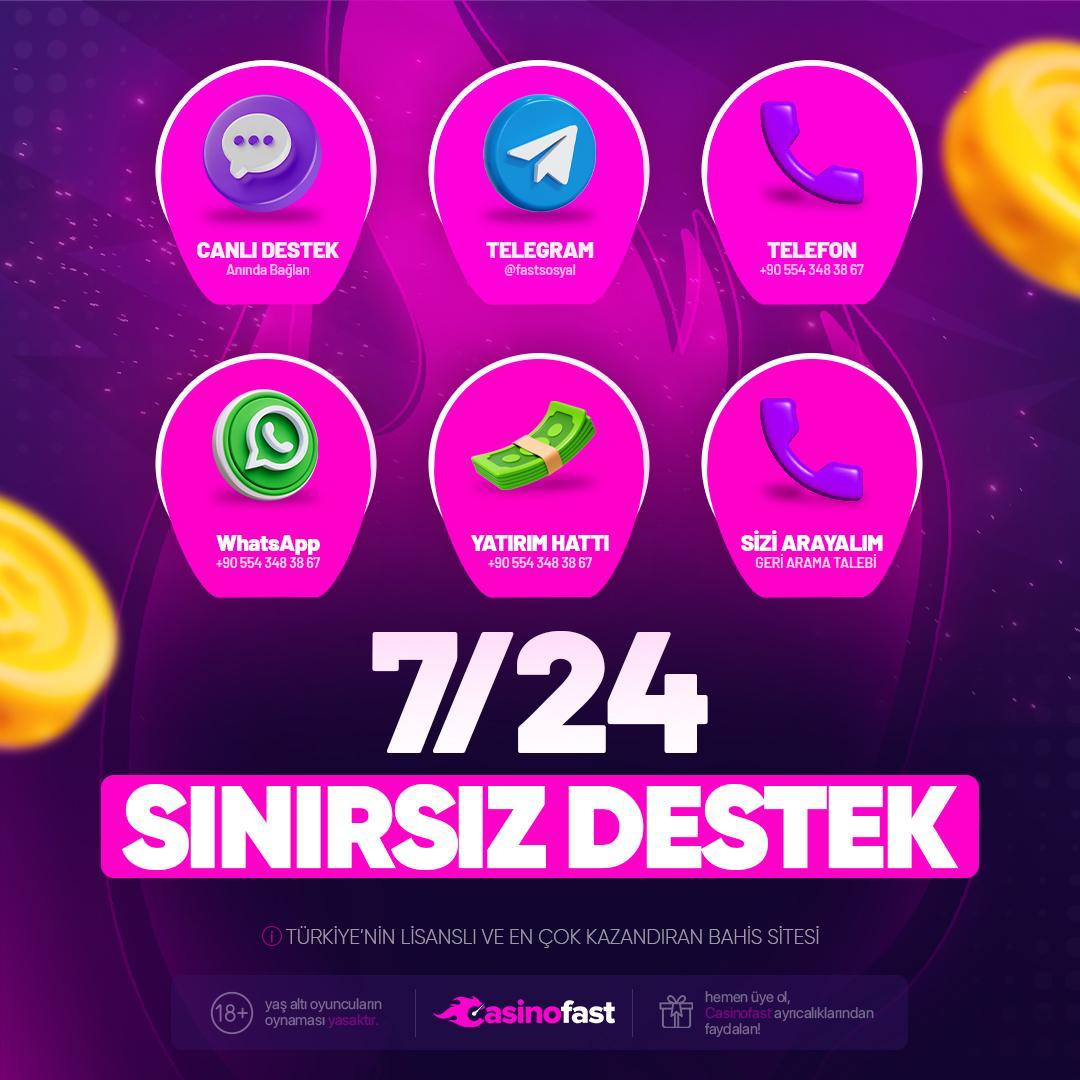 ccasinofast's tweet photo. 📞 7/24 SINIRSIZ DESTEK ⏰

🟣 Yatırım, çekim,bonus veya üyelik işlemleri!
Her konuda anında çözüm!

🤍  Canlı Destek 
🤍  Telegram 
🤍  Telefon 
🤍  WhatsApp 
🤍  Yatırım Hattı 
🤍  Sizi Arayalım Talebi 

👉Giriş linki: https://t.co/0PVopzb5gQ https://t.co/JoSuneflJ4
