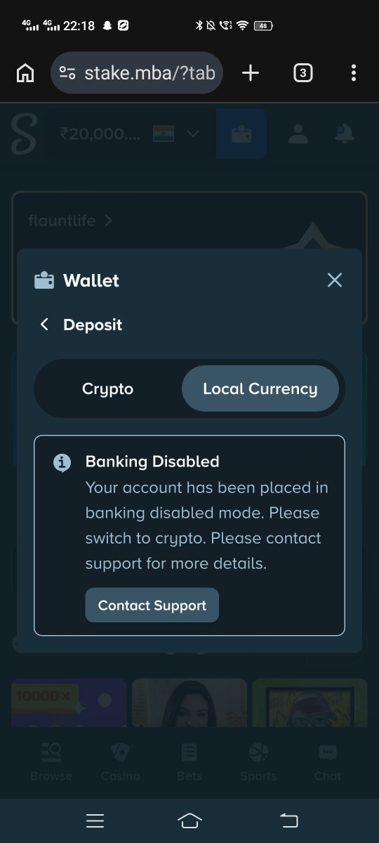 flauntlife's tweet photo. @StakeEddie @mauriziolorio @Stake @StakeEddy Your team has ban my fiat support . I need my money... I will not let it go easily... Release my funds https://t.co/LPMA1ISqsu