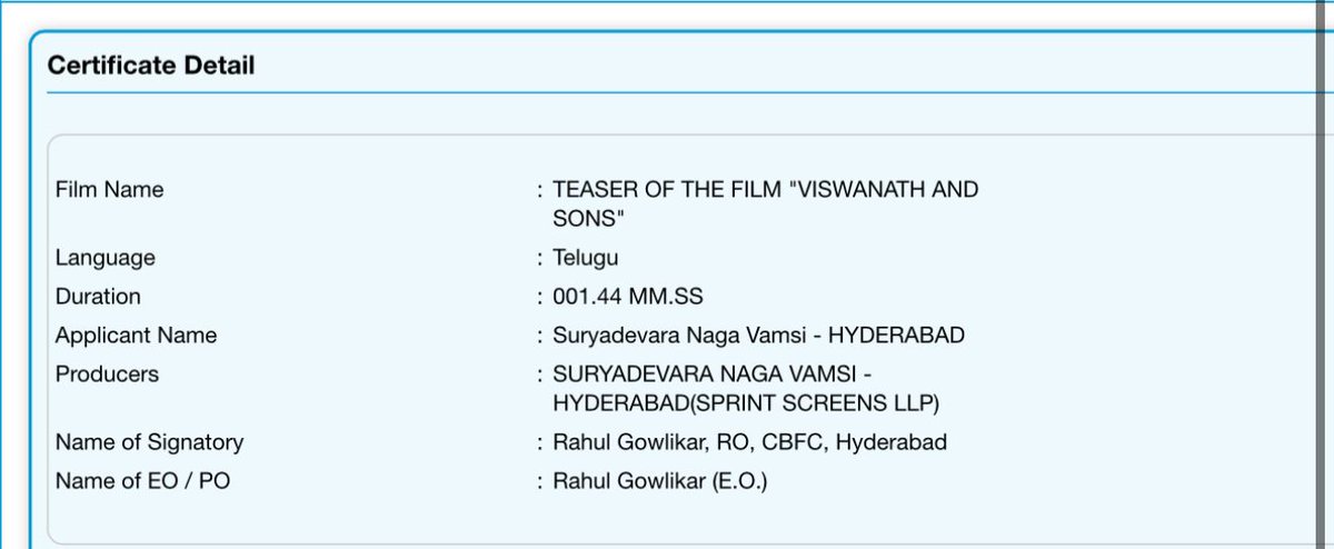 CENSORED!

#VishwanathAndSons teaser 🔥