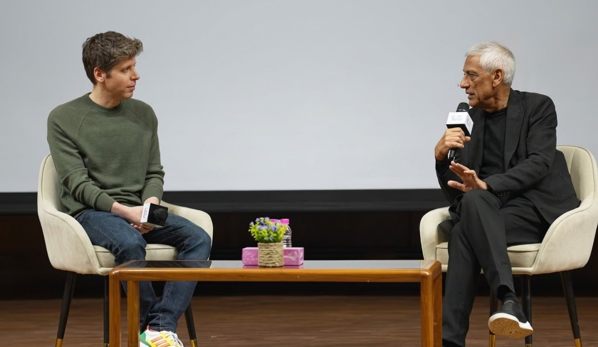 观点】Sam Altman对话硅谷著名投资人：2035年我们会进入一个极其通缩的经济体Sam Altman（OpenAI  CEO）在前阵子和硅谷投资人Vinod Khosla 在IIT