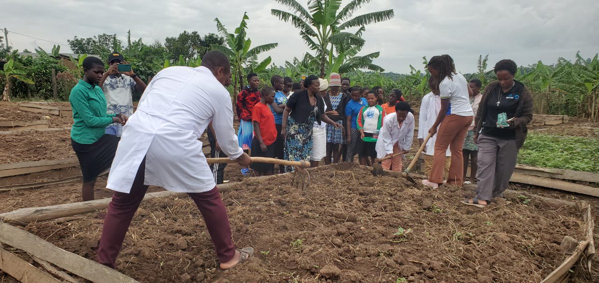 RAHU_Clinic's tweet image. This #FlashBackFriday, we’re letting you in on a very nutritious development at the RAHU Clinic!

On Tuesday, our team got their hands dirty with some nutritional gardening work. 

We prepared the garden beds and planted several vegetable seedlings.

#IAmForABetterLife