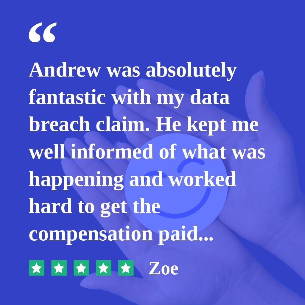 Thanks, Zoe. We’re delighted to hear that Andrew provided fantastic support with your data breach claim.

#feedbackfriday #onyourside #lawfirmuk